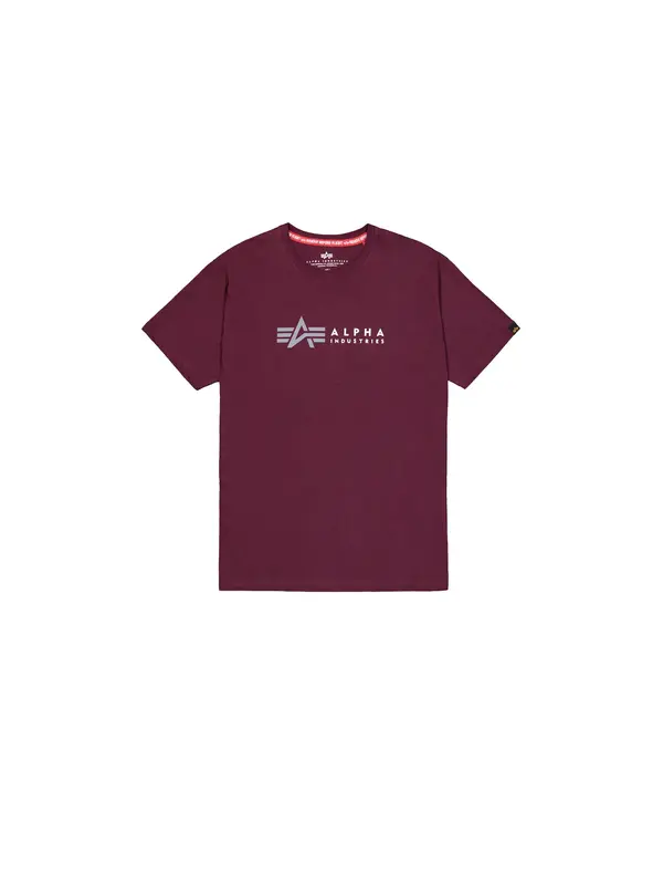 Alpha Industries ALPHA INDUSTRIES Majica  siva / tamno crvena / bijela