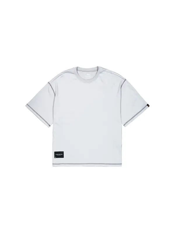 Alpha Industries ALPHA INDUSTRIES Majica 'Studio'  svijetlosiva / ljubičasta / crna