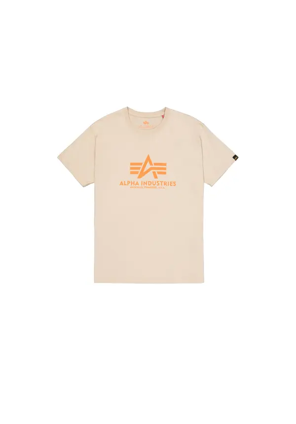 Alpha Industries ALPHA INDUSTRIES Majica  svijetlobež / svijetlonarančasta