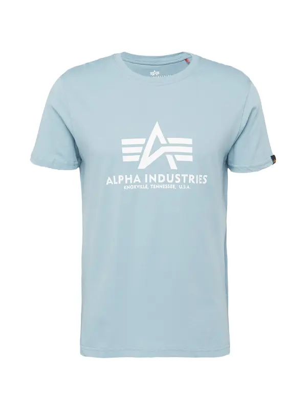 ALPHA INDUSTRIES ALPHA INDUSTRIES Majica  svijetloplava / bijela