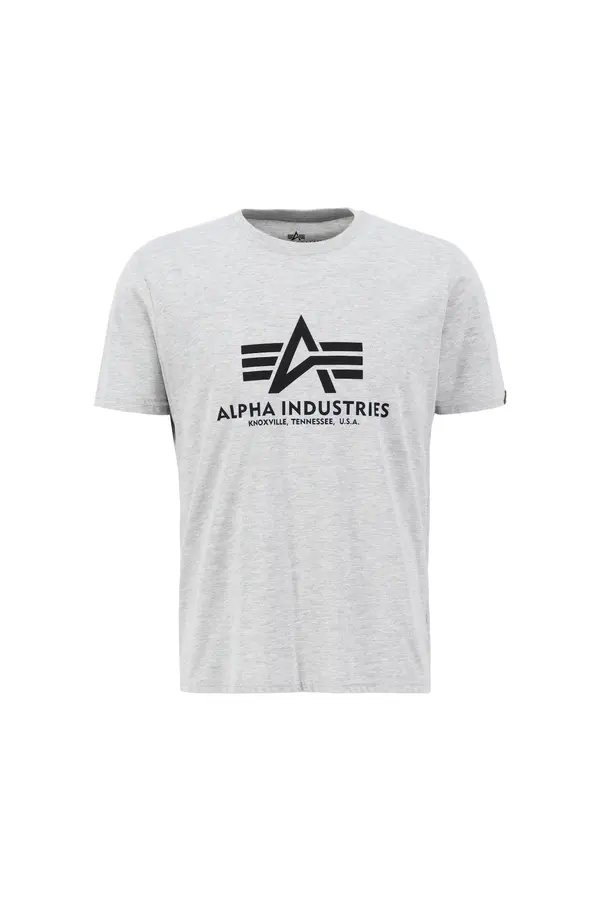 Alpha Industries ALPHA INDUSTRIES Majica  svijetlosiva / crna