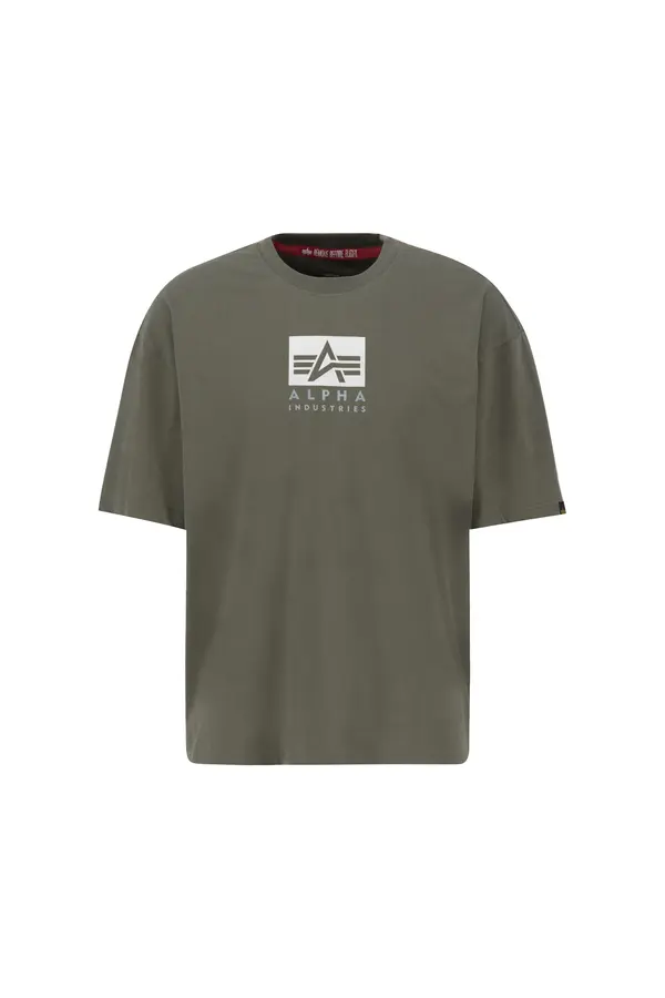 ALPHA INDUSTRIES ALPHA INDUSTRIES Majica  svijetlosiva / maslinasta / bijela