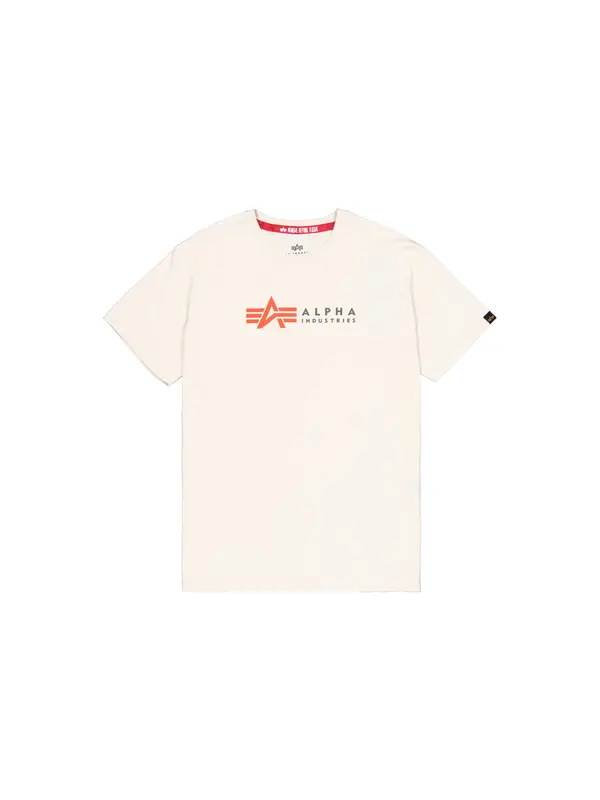 ALPHA INDUSTRIES ALPHA INDUSTRIES Majica  svijetlosiva / tamno narančasta / vuneno bijela