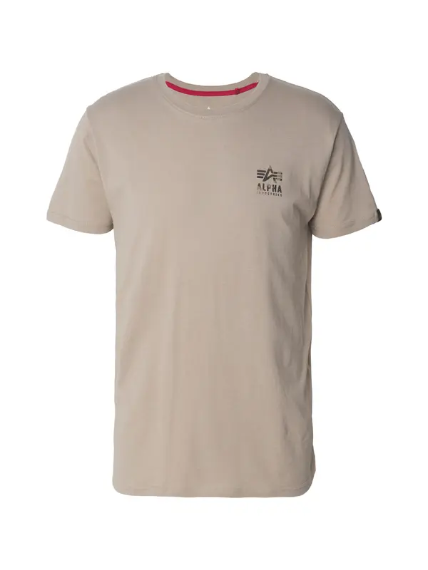 ALPHA INDUSTRIES ALPHA INDUSTRIES Majica  tamno bež / crna