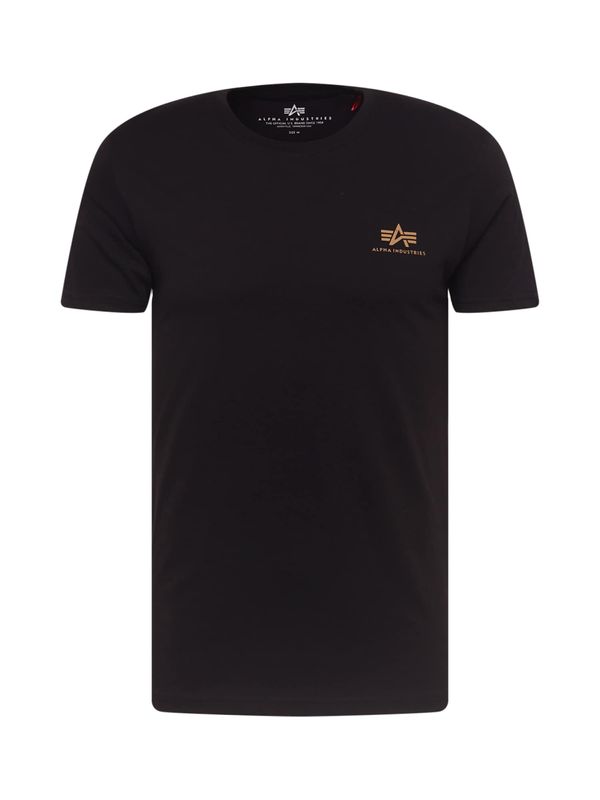 ALPHA INDUSTRIES ALPHA INDUSTRIES Majica  tamno smeđa / zelena / kaki / crna