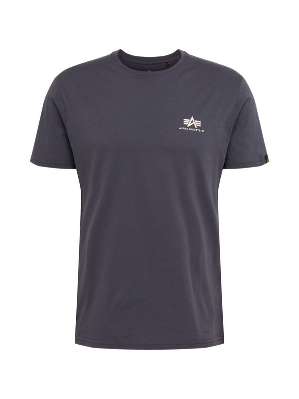 ALPHA INDUSTRIES ALPHA INDUSTRIES Majica  tamo siva / bijela