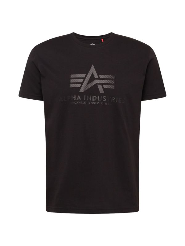 ALPHA INDUSTRIES ALPHA INDUSTRIES Majica  tamo siva / crna