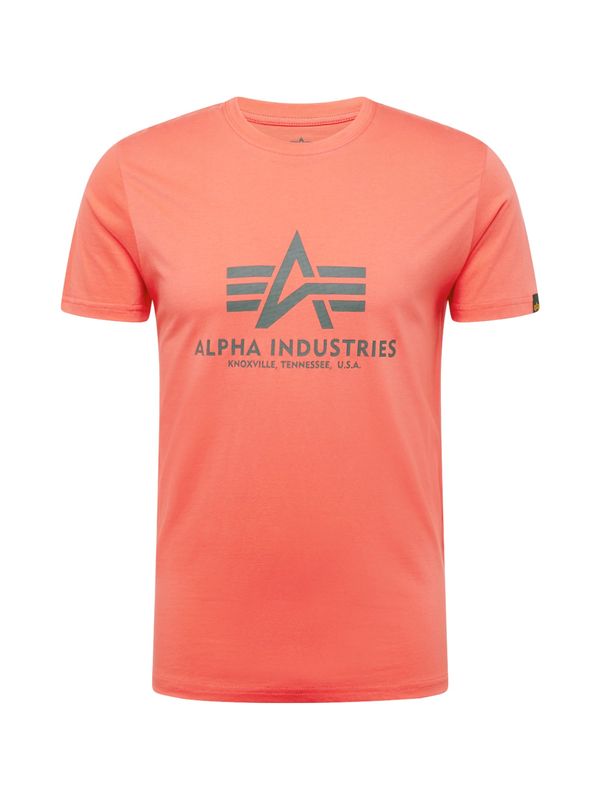 ALPHA INDUSTRIES ALPHA INDUSTRIES Majica  tamo siva / lubenica roza