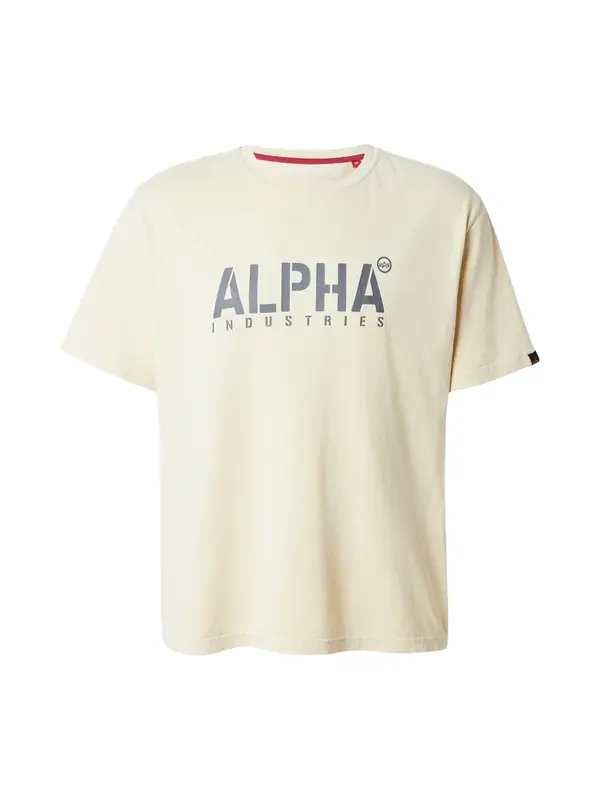 ALPHA INDUSTRIES ALPHA INDUSTRIES Majica  tamo siva / prljavo bijela