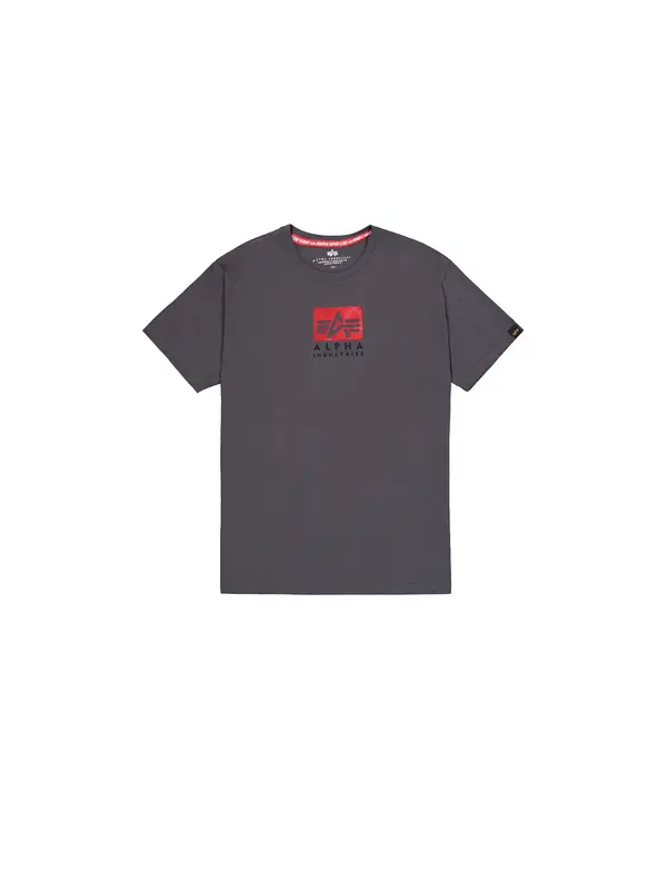 Alpha Industries ALPHA INDUSTRIES Majica  taupe siva / crvena / crna