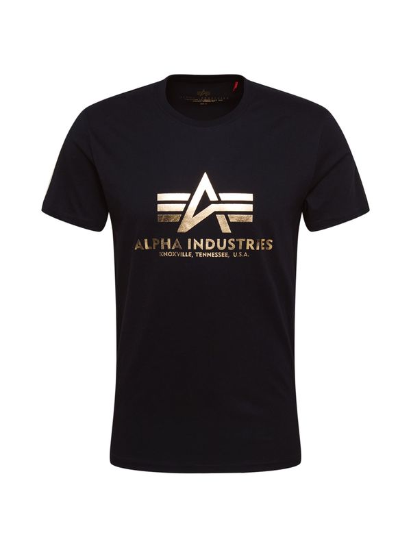 ALPHA INDUSTRIES ALPHA INDUSTRIES Majica  zlatno žuta / crna