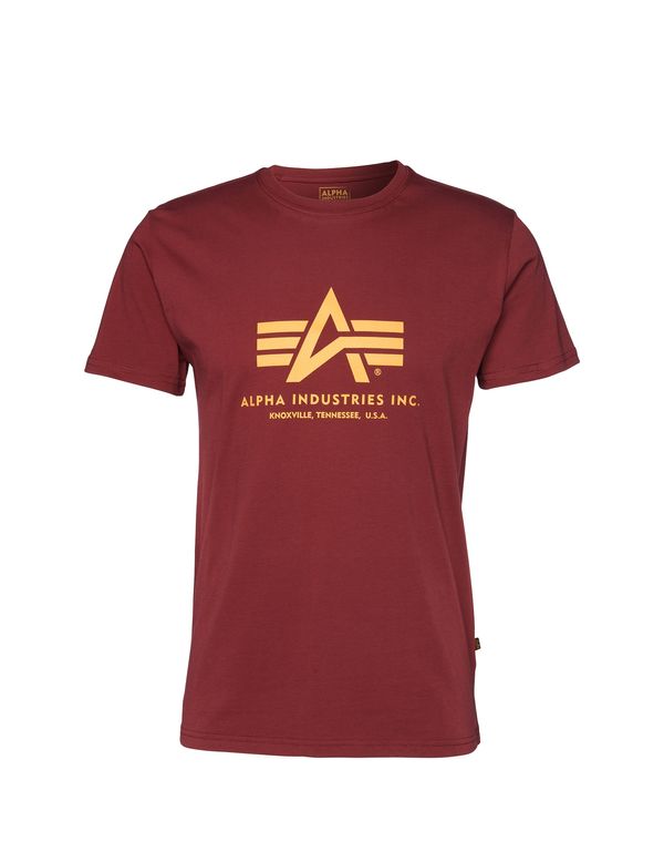 ALPHA INDUSTRIES ALPHA INDUSTRIES Majica  žuta / tamno crvena