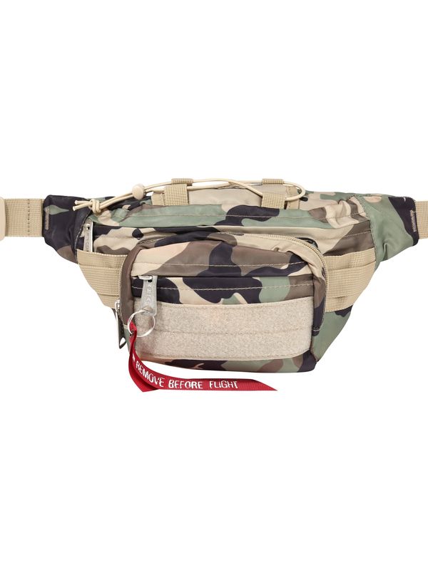 ALPHA INDUSTRIES ALPHA INDUSTRIES Pojasna torbica 'Tactical'  bež / smeđa / zelena / crna