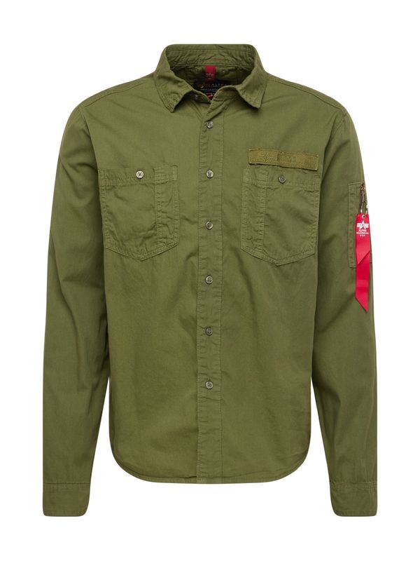 ALPHA INDUSTRIES ALPHA INDUSTRIES Prijelazna jakna 'Air Force EMB'  maslinasta