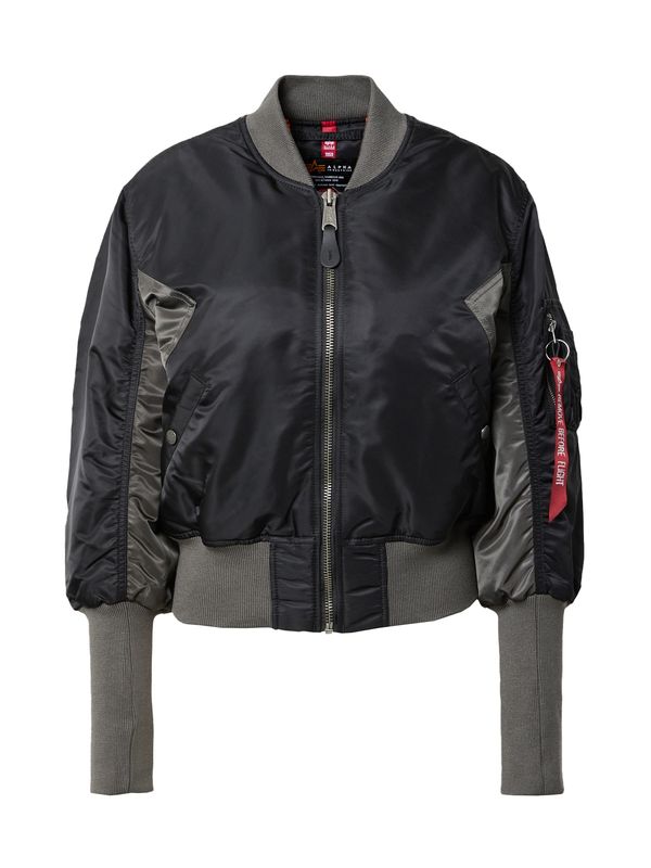 ALPHA INDUSTRIES ALPHA INDUSTRIES Prijelazna jakna  antracit siva / crvena / crna / bijela