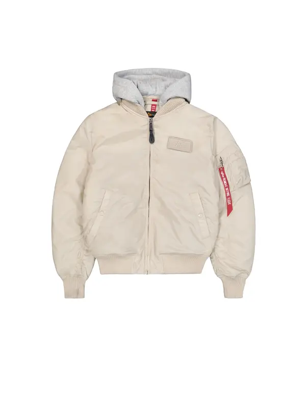 Alpha Industries ALPHA INDUSTRIES Prijelazna jakna  bež / siva / crvena / bijela