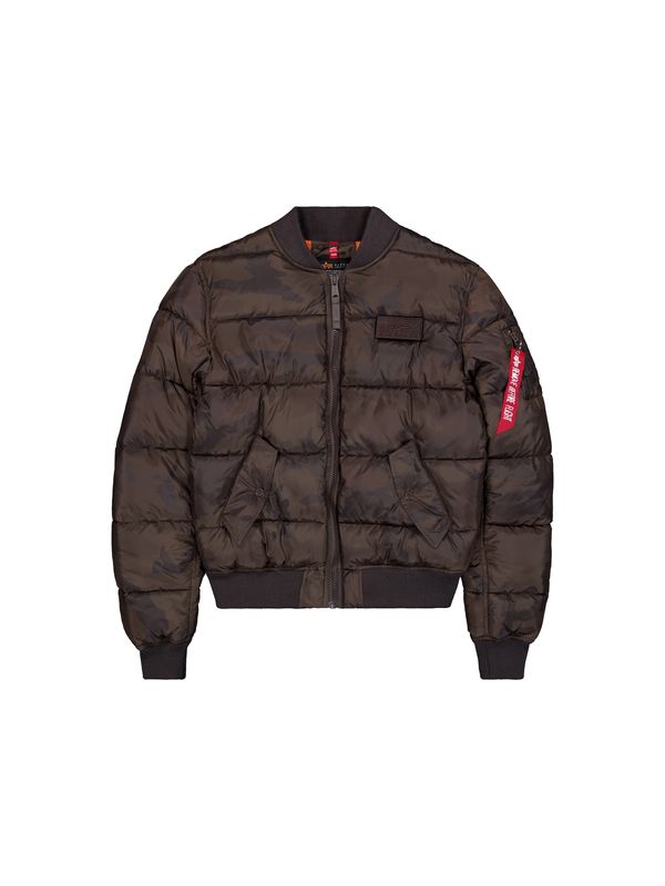 ALPHA INDUSTRIES ALPHA INDUSTRIES Prijelazna jakna 'Camo'  tamno zelena