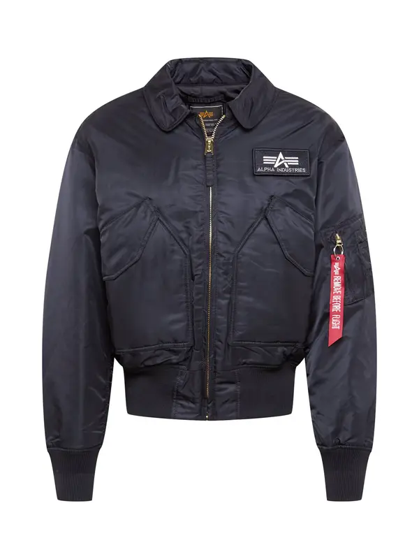 Alpha Industries ALPHA INDUSTRIES Prijelazna jakna  crvena / crna / bijela