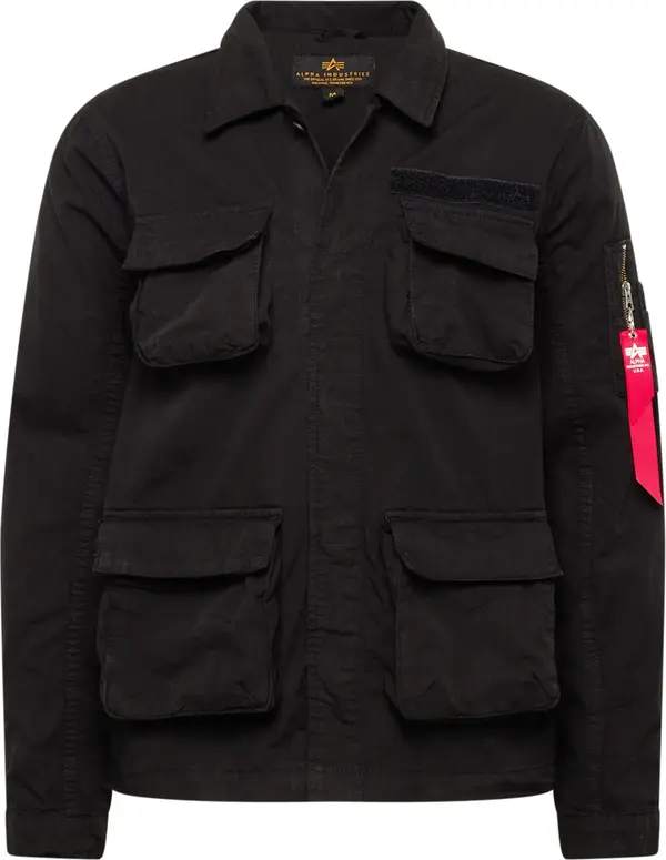 Alpha Industries ALPHA INDUSTRIES Prijelazna jakna  crvena / crna / bijela