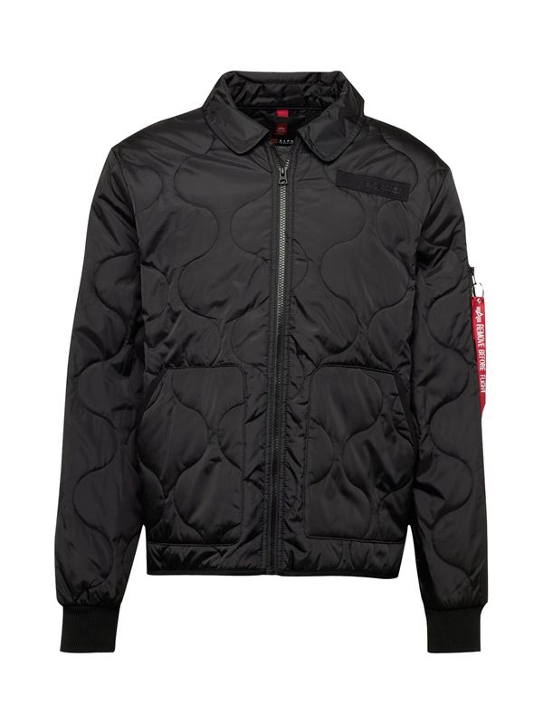ALPHA INDUSTRIES ALPHA INDUSTRIES Prijelazna jakna  crvena / crna / prljavo bijela