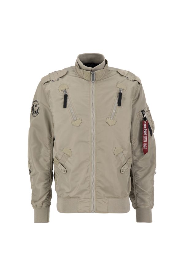 ALPHA INDUSTRIES ALPHA INDUSTRIES Prijelazna jakna 'Falcon II'  pijesak / crvena / crna