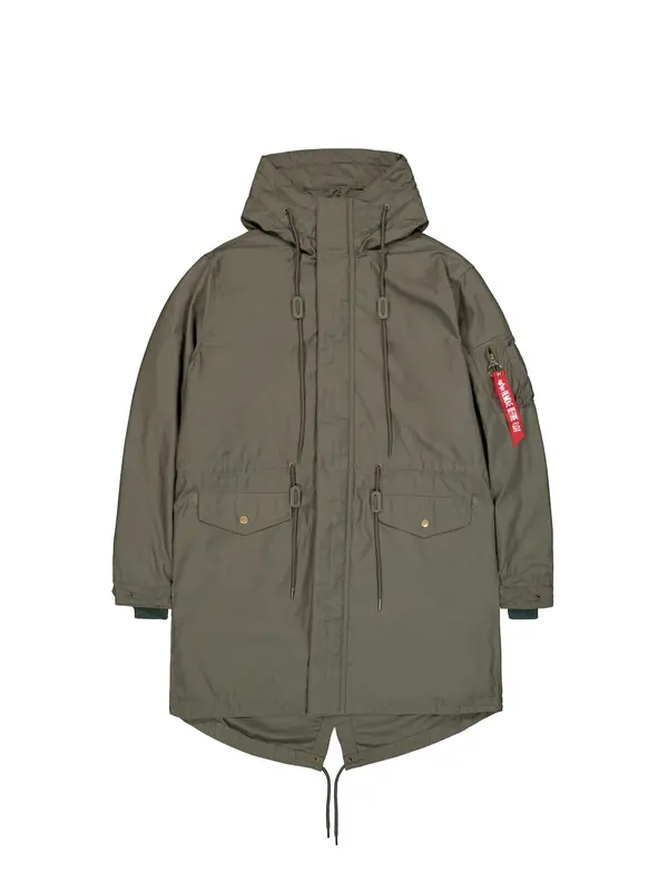 Alpha Industries ALPHA INDUSTRIES Prijelazna jakna  kaki / crvena / bijela