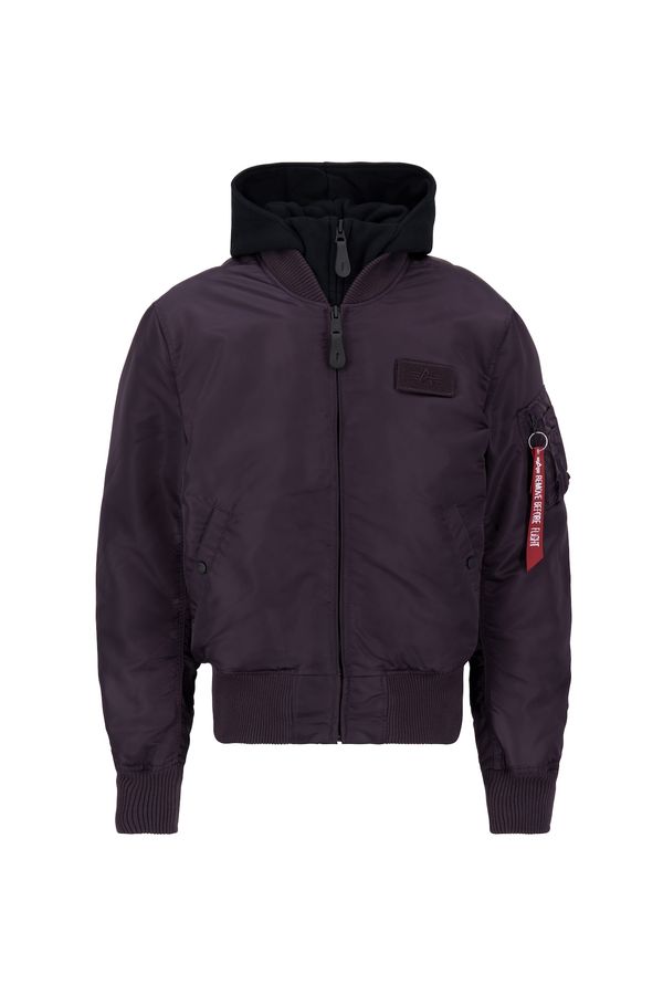 ALPHA INDUSTRIES ALPHA INDUSTRIES Prijelazna jakna  ljubičasta / crna