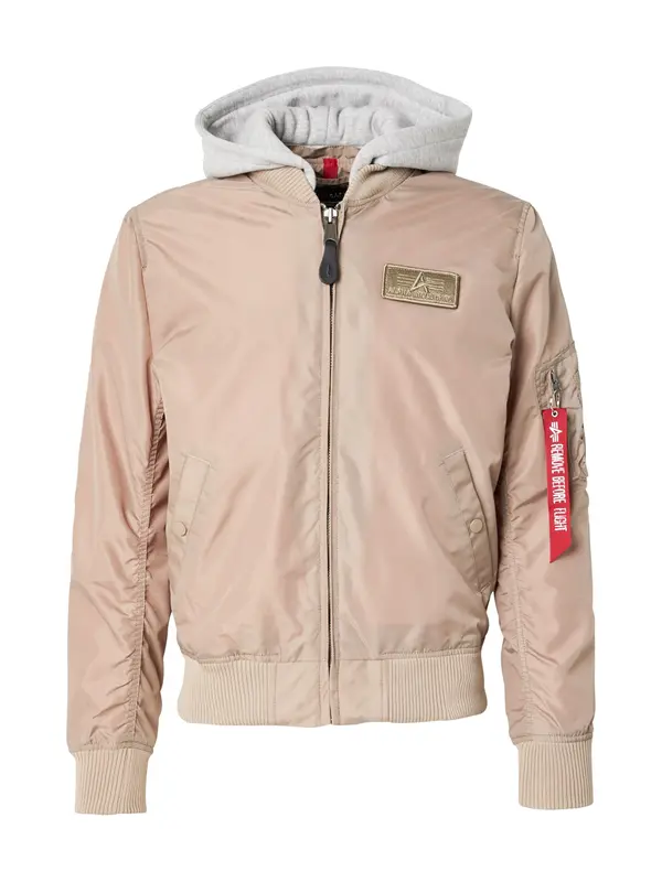 ALPHA INDUSTRIES ALPHA INDUSTRIES Prijelazna jakna 'MA-1'  bež / taupe siva
