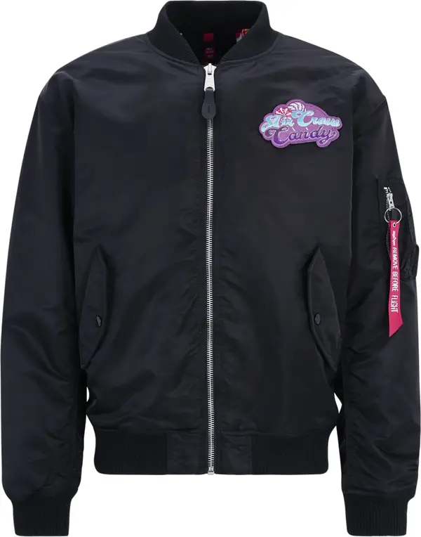 Alpha Industries ALPHA INDUSTRIES Prijelazna jakna 'MA-1 Candy'  azur / ljubičasta / roza / crna