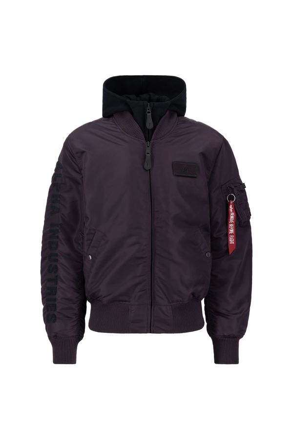 ALPHA INDUSTRIES ALPHA INDUSTRIES Prijelazna jakna 'MA-1 D-Tec SE'  krvavo crvena / burgund