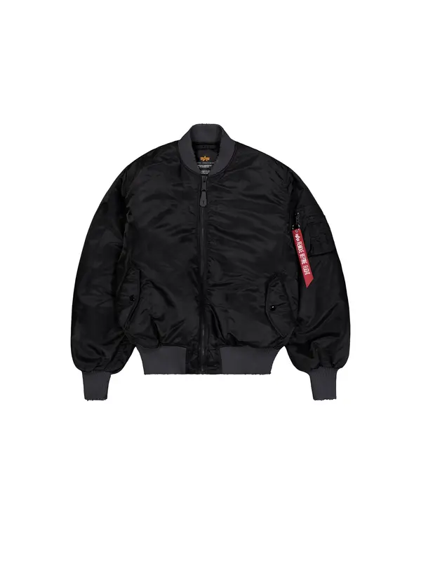 Alpha Industries ALPHA INDUSTRIES Prijelazna jakna 'MA-1 Distressed'  crvena / crna / bijela