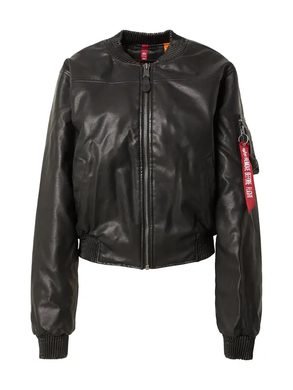 Alpha Industries ALPHA INDUSTRIES Prijelazna jakna 'MA-1 FL'  crna