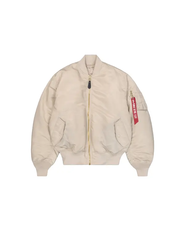 Alpha Industries ALPHA INDUSTRIES Prijelazna jakna 'MA-1 Heritage'  bež / crvena