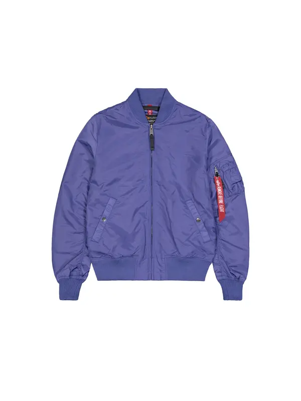 Alpha Industries ALPHA INDUSTRIES Prijelazna jakna 'Ma-1 Tt'  ljubičasto plava / tamno crvena / bijela