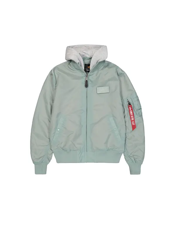 Alpha Industries ALPHA INDUSTRIES Prijelazna jakna 'MA-1 TT'  siva melange / menta