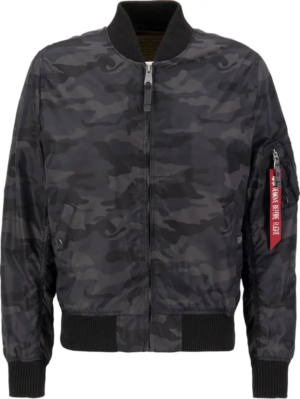 Alpha Industries ALPHA INDUSTRIES Prijelazna jakna 'MA-1 TT'  tamo siva / crna