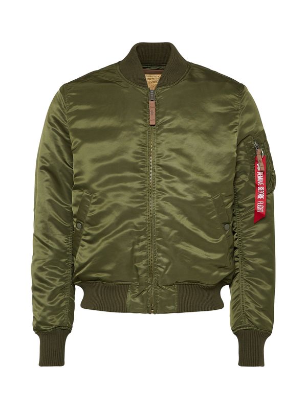 ALPHA INDUSTRIES ALPHA INDUSTRIES Prijelazna jakna 'MA-1 VF 59'  tamno zelena