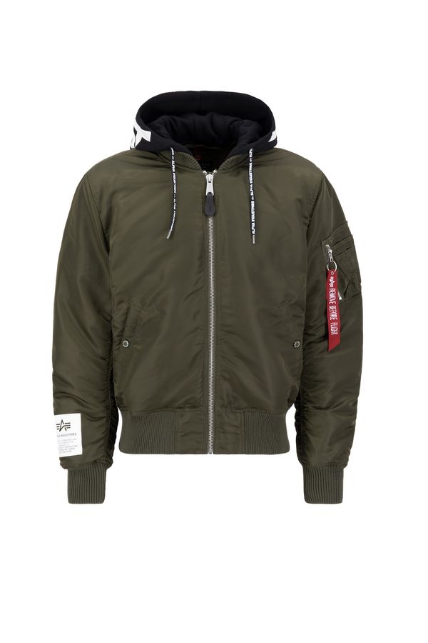 ALPHA INDUSTRIES ALPHA INDUSTRIES Prijelazna jakna  maslinasta / crna / bijela