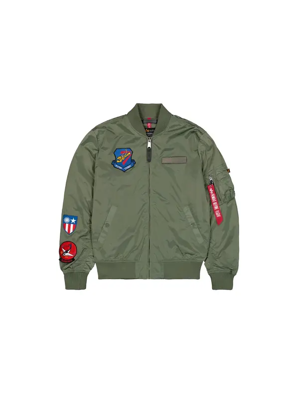Alpha Industries ALPHA INDUSTRIES Prijelazna jakna  plava / maslinasta / crvena / bijela