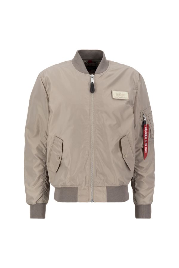 ALPHA INDUSTRIES ALPHA INDUSTRIES Prijelazna jakna  sivkasto bež / toplo smeđa