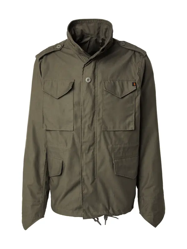 ALPHA INDUSTRIES ALPHA INDUSTRIES Prijelazna jakna 'Studio M-65'  maslinasta / bijela