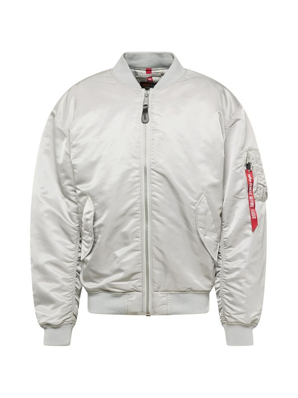 ALPHA INDUSTRIES ALPHA INDUSTRIES Prijelazna jakna  svijetlosiva / crvena