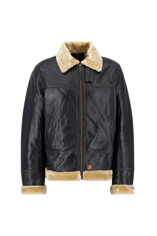 ALPHA INDUSTRIES ALPHA INDUSTRIES Prijelazna jakna  tamno bež / crna