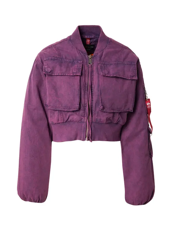Alpha Industries ALPHA INDUSTRIES Prijelazna jakna  tamno ljubičasta