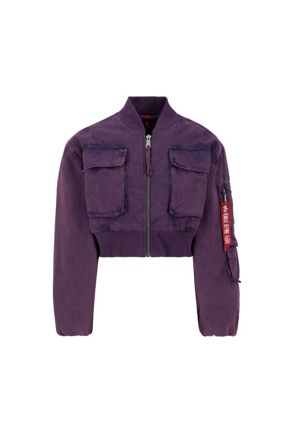 ALPHA INDUSTRIES ALPHA INDUSTRIES Prijelazna jakna  tamno ljubičasta