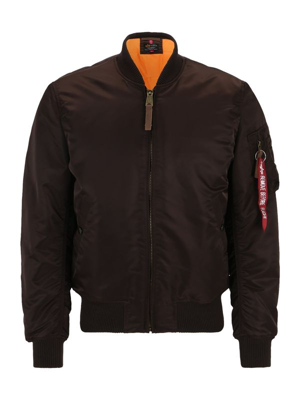 ALPHA INDUSTRIES ALPHA INDUSTRIES Prijelazna jakna  tamno smeđa