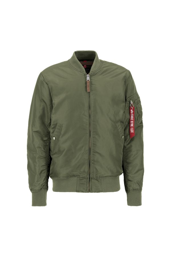 ALPHA INDUSTRIES ALPHA INDUSTRIES Prijelazna jakna  zelena / crvena / bijela