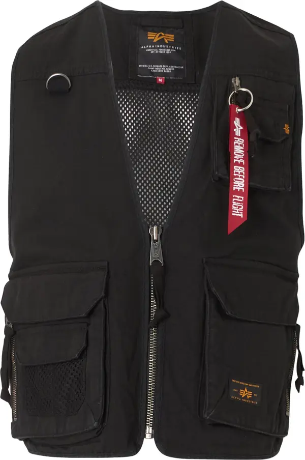 Alpha Industries ALPHA INDUSTRIES Prsluk  crna