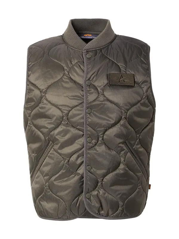 Alpha Industries ALPHA INDUSTRIES Prsluk 'Q-1'  maslinasta