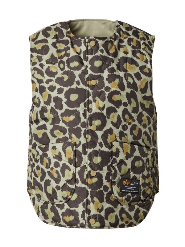 ALPHA INDUSTRIES ALPHA INDUSTRIES Prsluk  senf / antracit siva / maslinasta